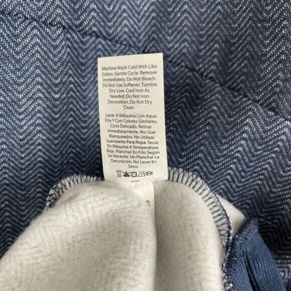 Avia Womens XL/XG Blue Textured Long Sleeve Pullover Sweater With Ribbed Cuffs & - Picture 5 of 8